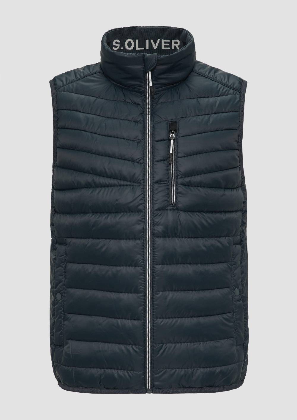 s.Oliver Leicht wattierte Steppweste aus recyceltem Polyester Online Shopping