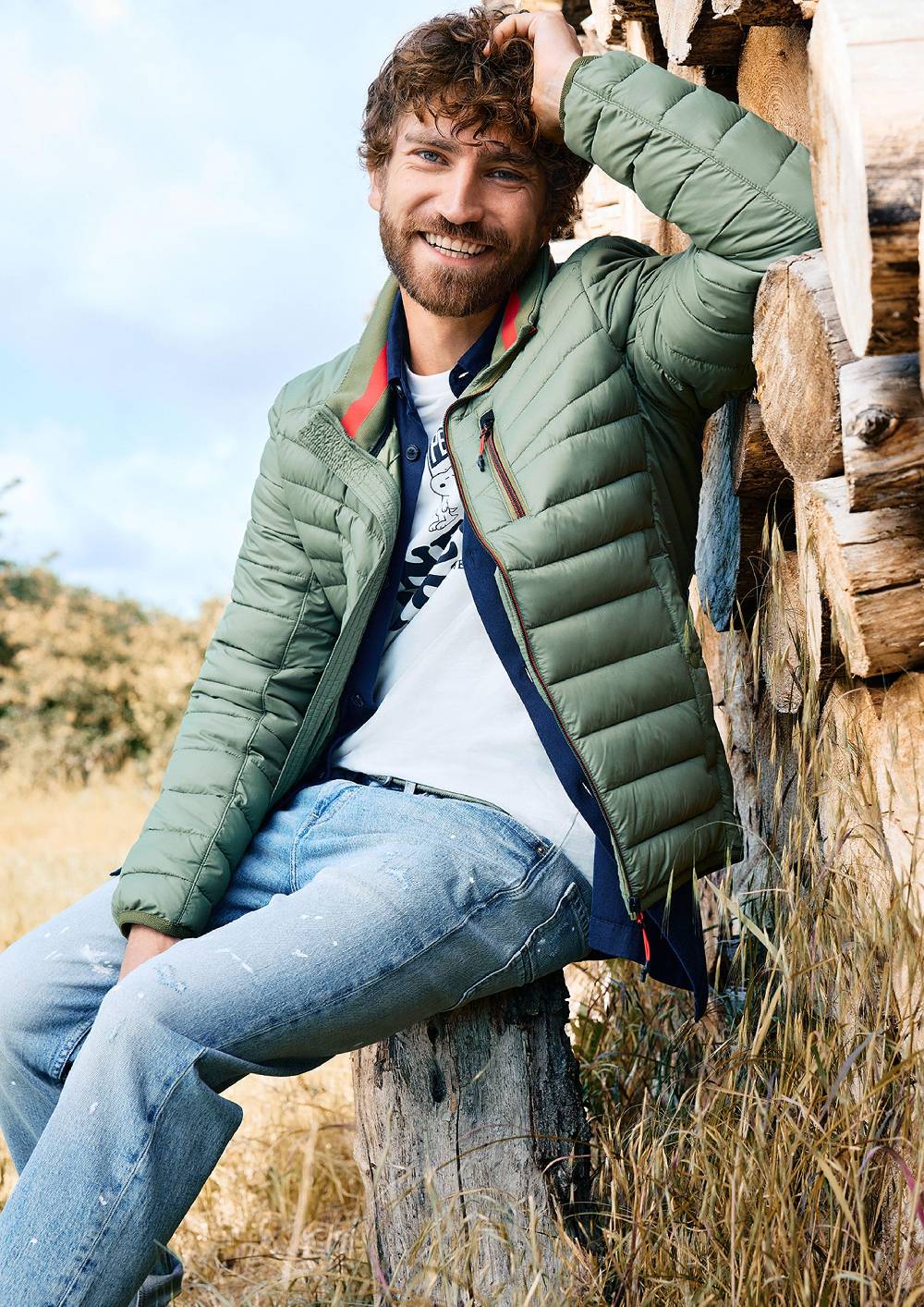 s.Oliver Leicht wattierte Steppjacke aus recyceltem Polyester Preisnachlass