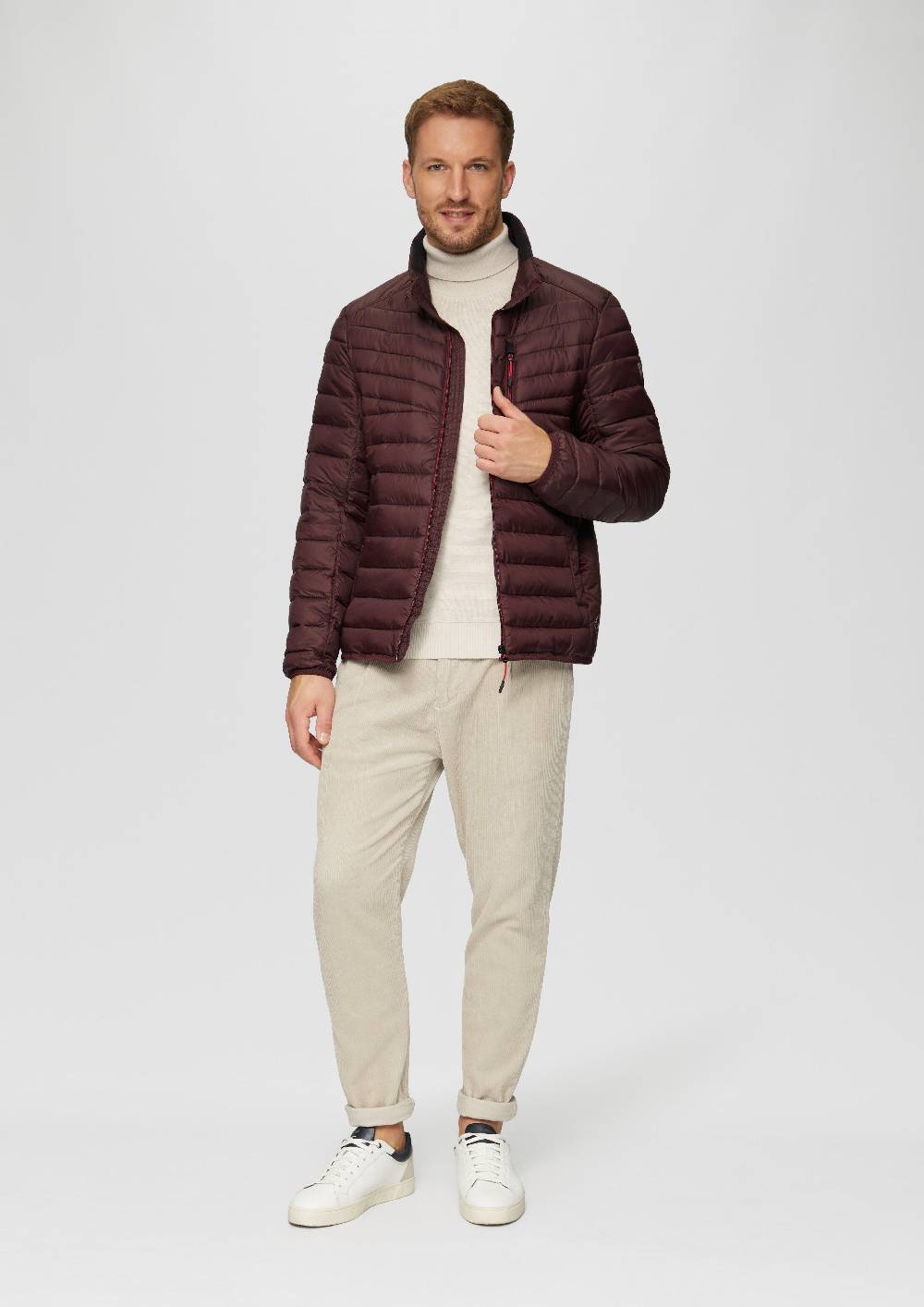 s.Oliver Leicht wattierte Steppjacke aus recyceltem Polyester Black Friday