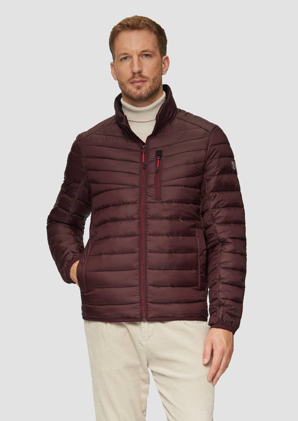 s.Oliver Leicht wattierte Steppjacke aus recyceltem Polyester Black Friday