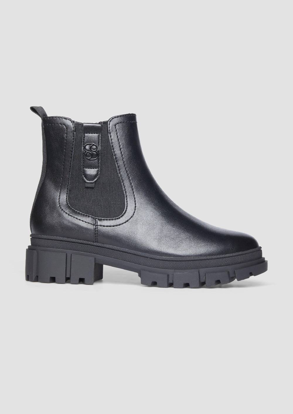 s.Oliver Chelsea Boots mit Logo-Detail Blitzangebot