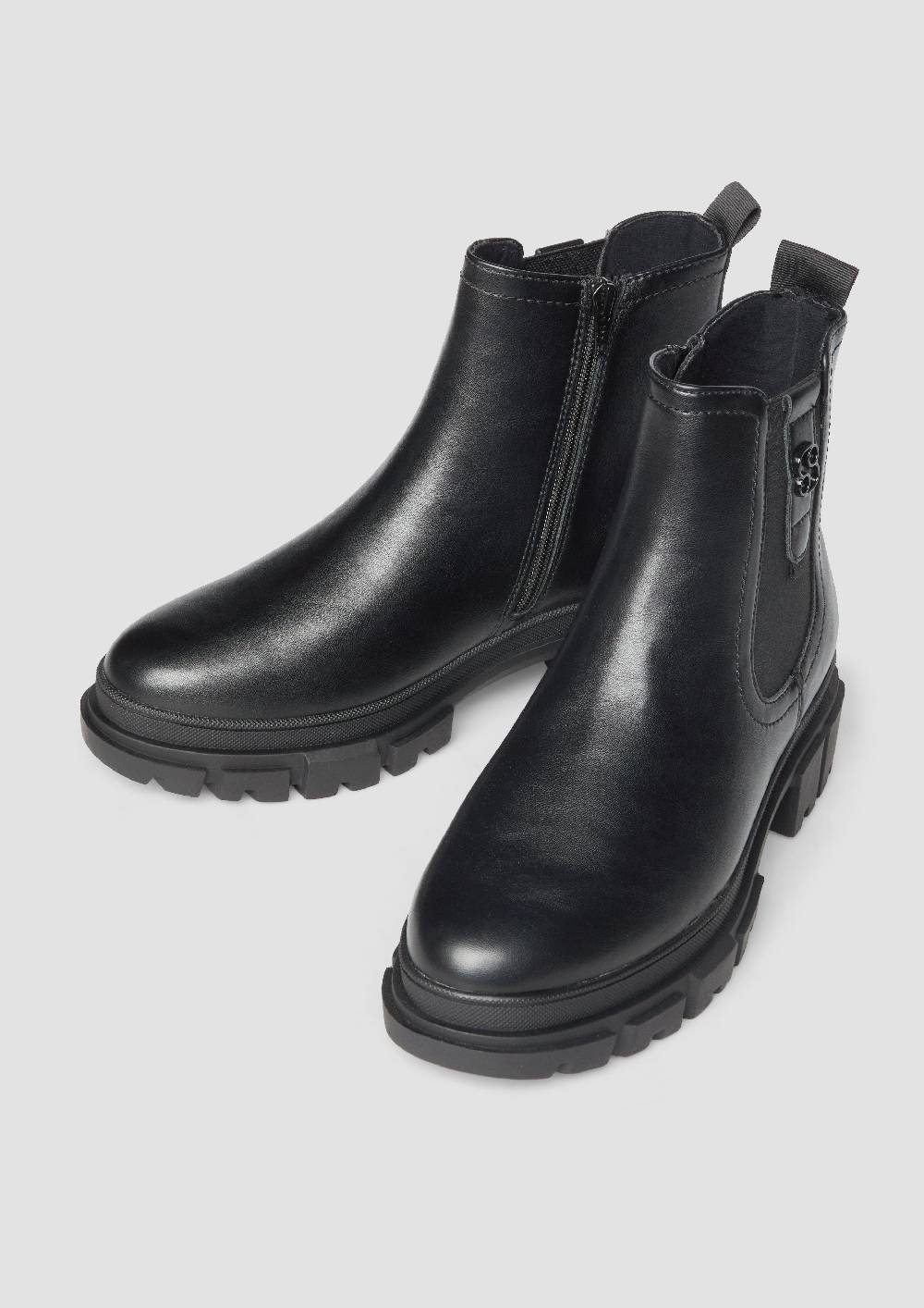 s.Oliver Chelsea Boots mit Logo-Detail Blitzangebot