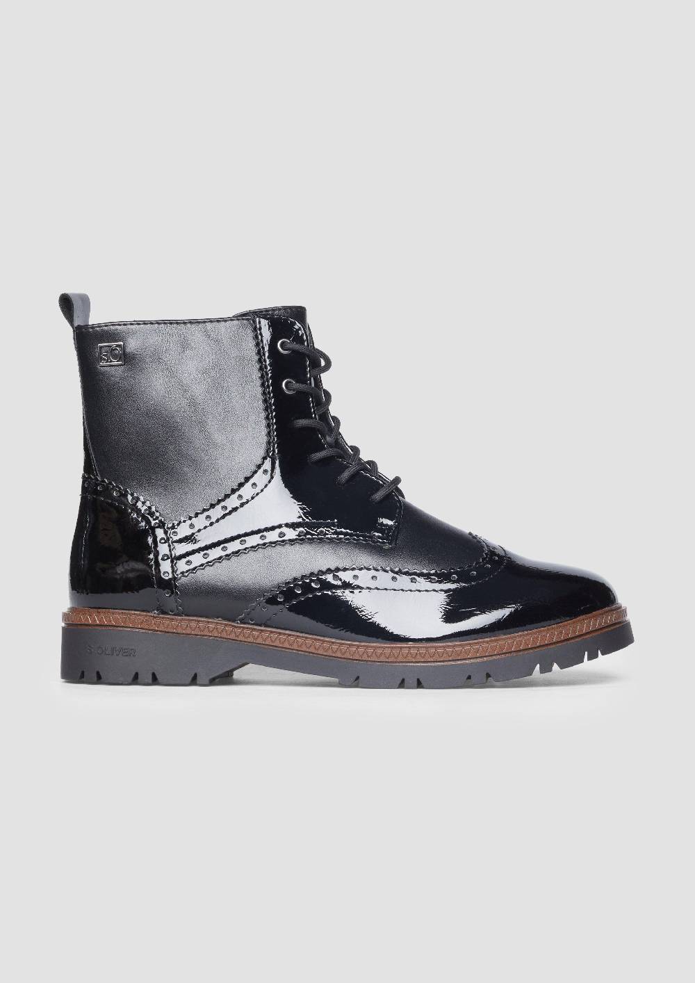 s.Oliver Stiefel mit Schnürung und Reißverschluss Super Sparpreis