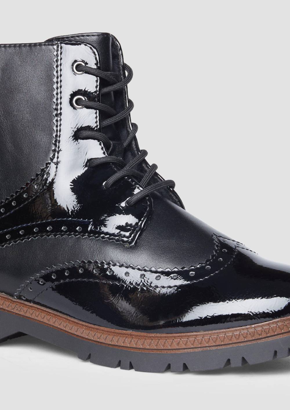 s.Oliver Stiefel mit Schnürung und Reißverschluss Super Sparpreis