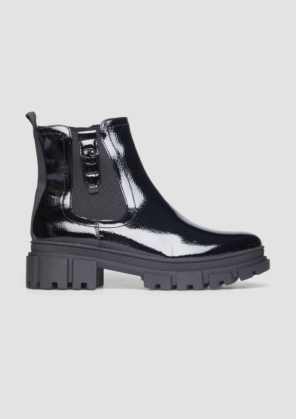 s.Oliver Chelsea Boots mit Logo-Detail Vierteljährliche Förderung