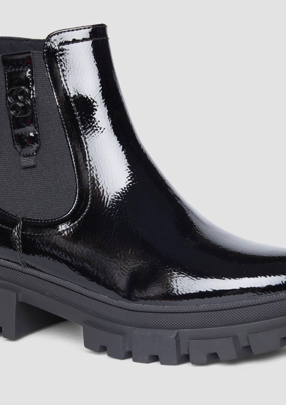 s.Oliver Chelsea Boots mit Logo-Detail Vierteljährliche Förderung