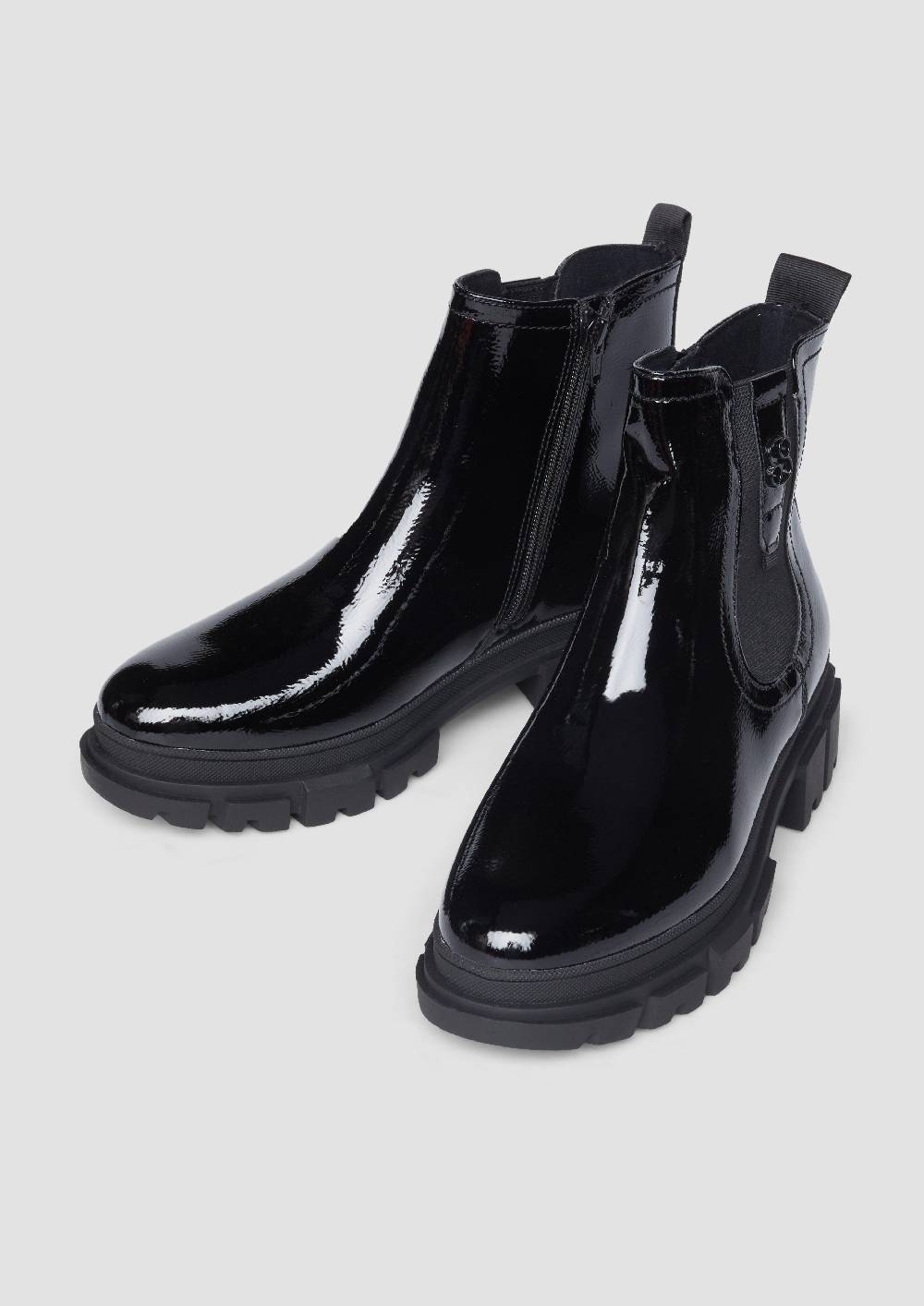 s.Oliver Chelsea Boots mit Logo-Detail Vierteljährliche Förderung