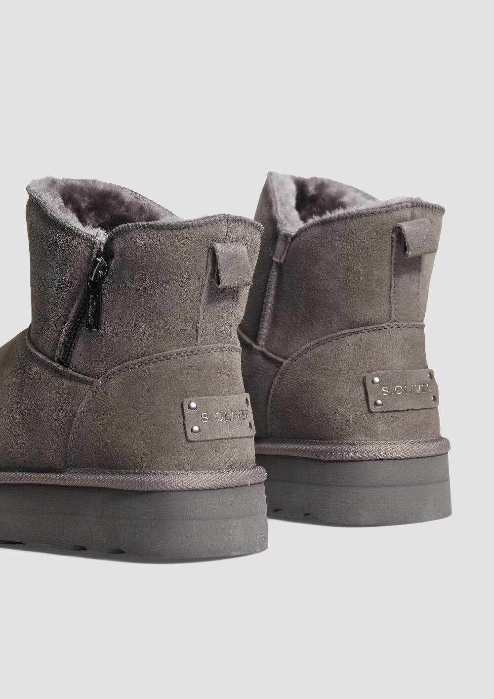 s.Oliver Gefütterte Stiefel aus Rindsleder Discount Store für neue Produkte