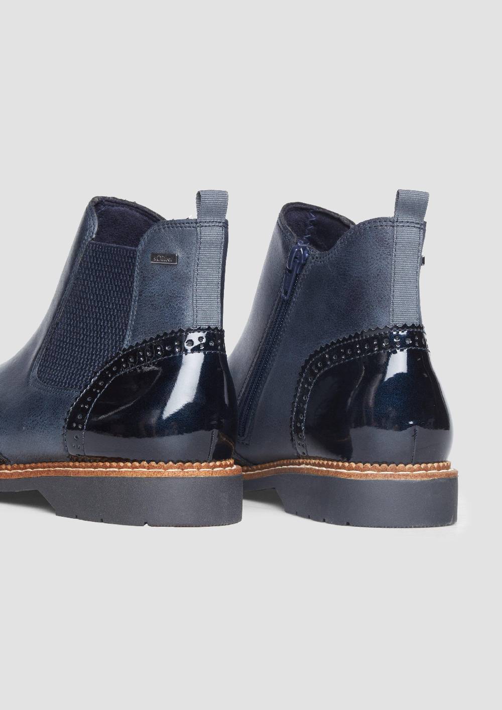 s.Oliver Chelsea-Boots aus Kunstleder Riesige Rabatte