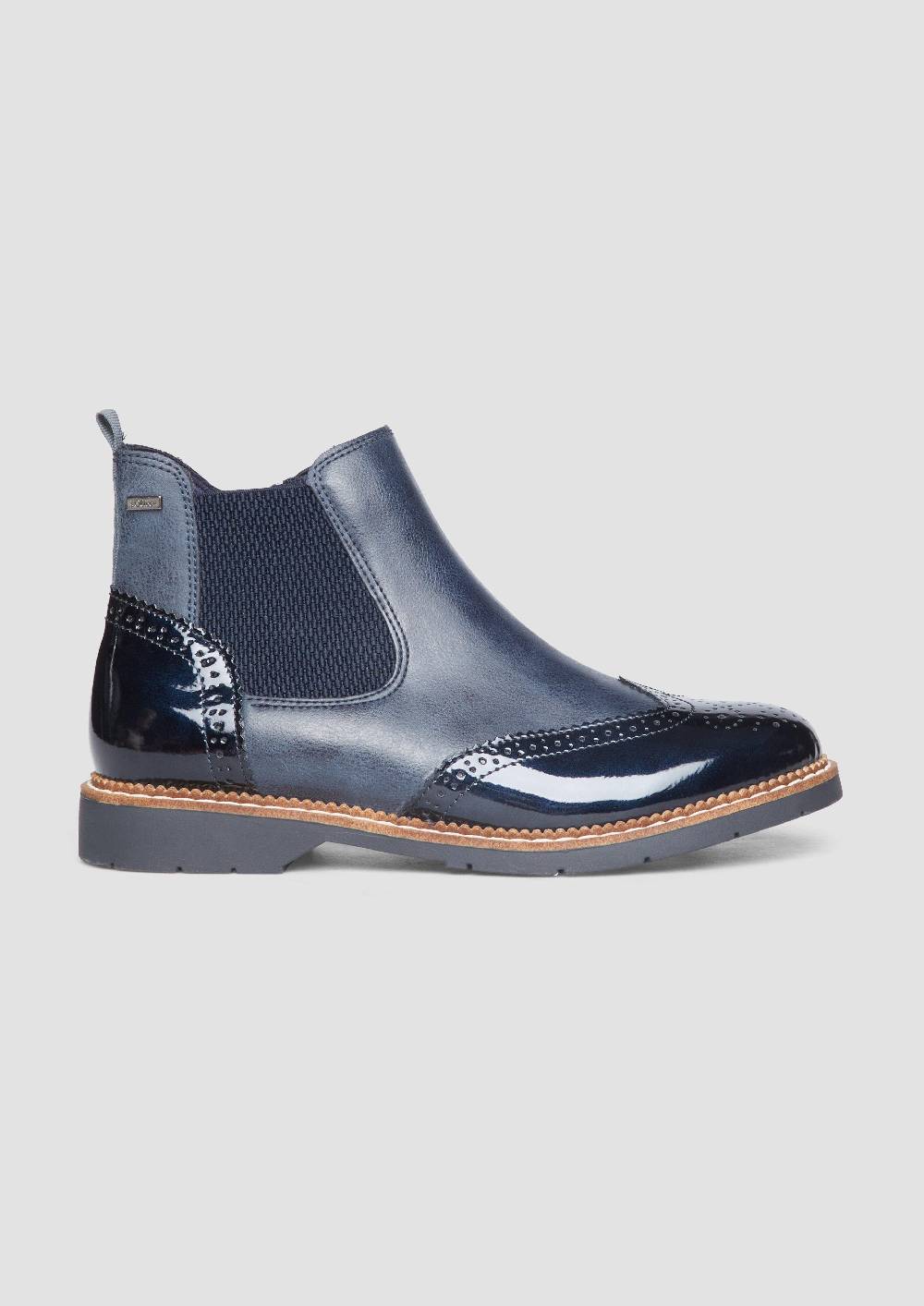 s.Oliver Chelsea-Boots aus Kunstleder Riesige Rabatte