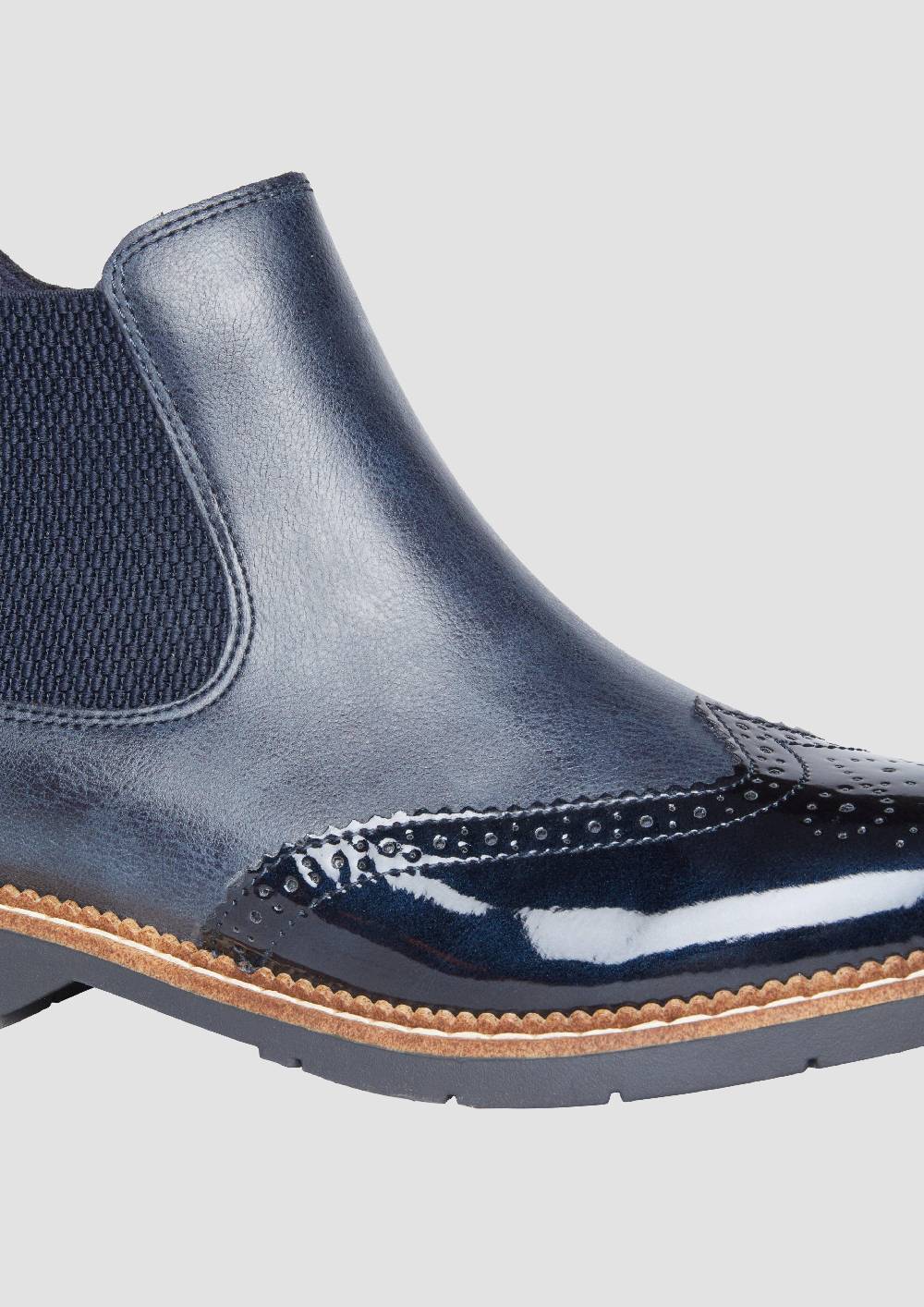 s.Oliver Chelsea-Boots aus Kunstleder Riesige Rabatte