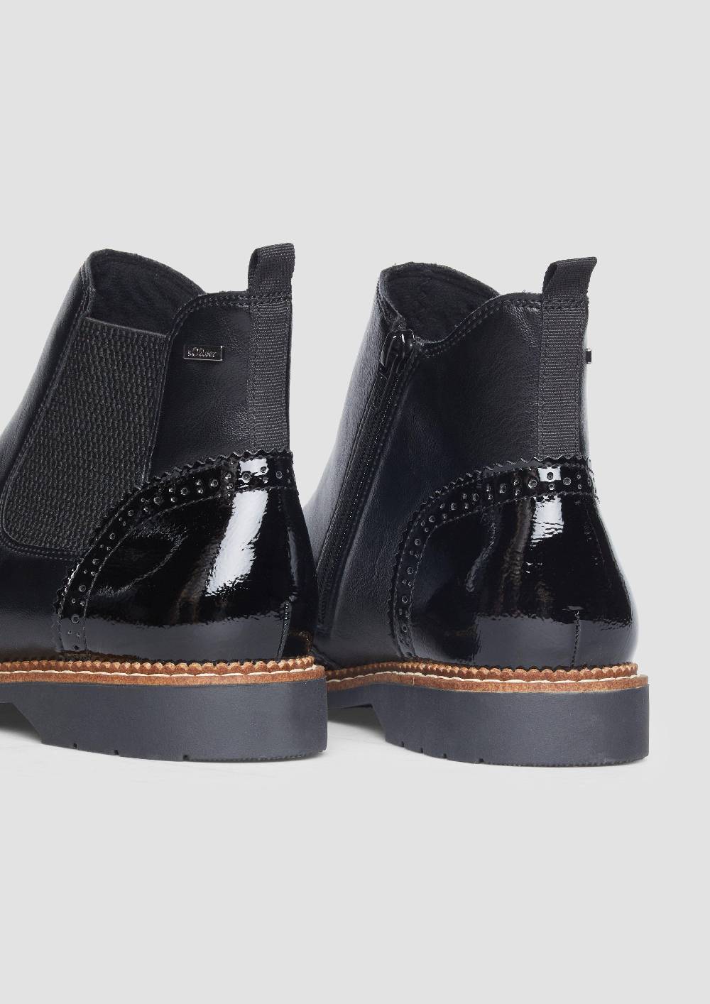 s.Oliver Chelsea-Boots aus Kunstleder 50% Rabatt mit kostenlosem Versand