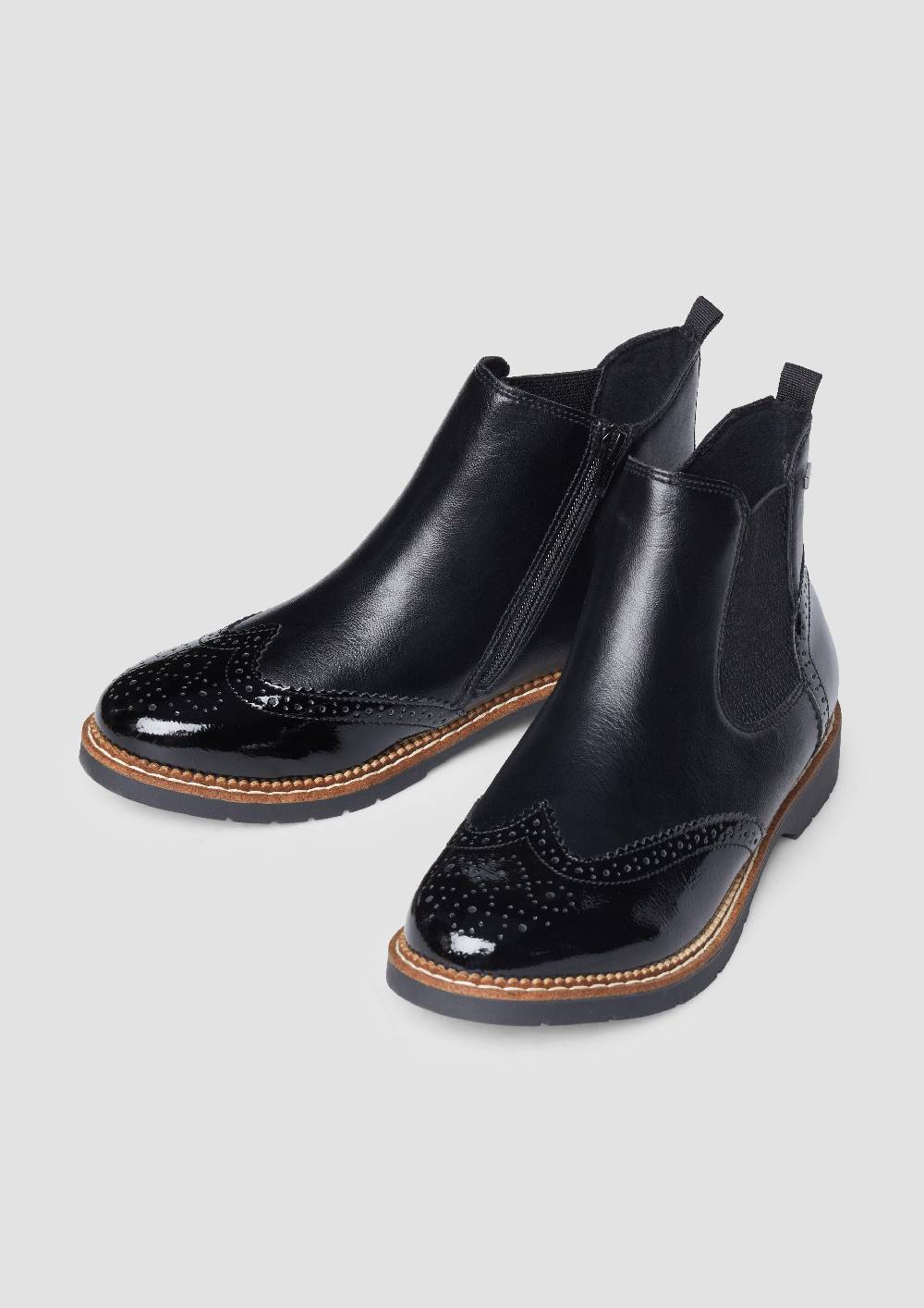 s.Oliver Chelsea-Boots aus Kunstleder 50% Rabatt mit kostenlosem Versand