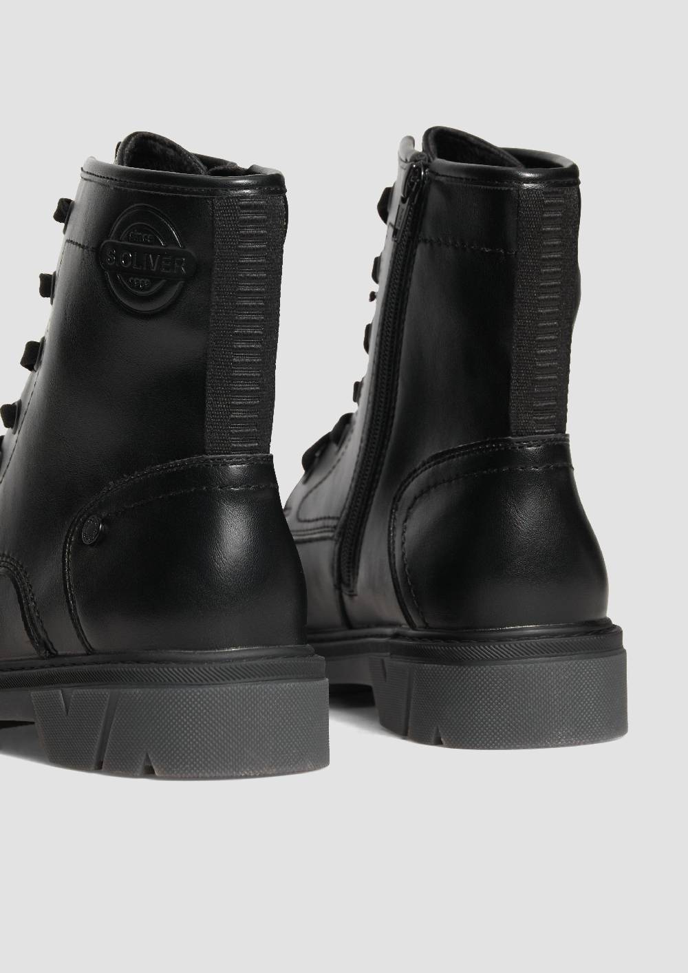 s.Oliver Stiefel mit Schnürung und Reißverschluss Clearance-Verkauf