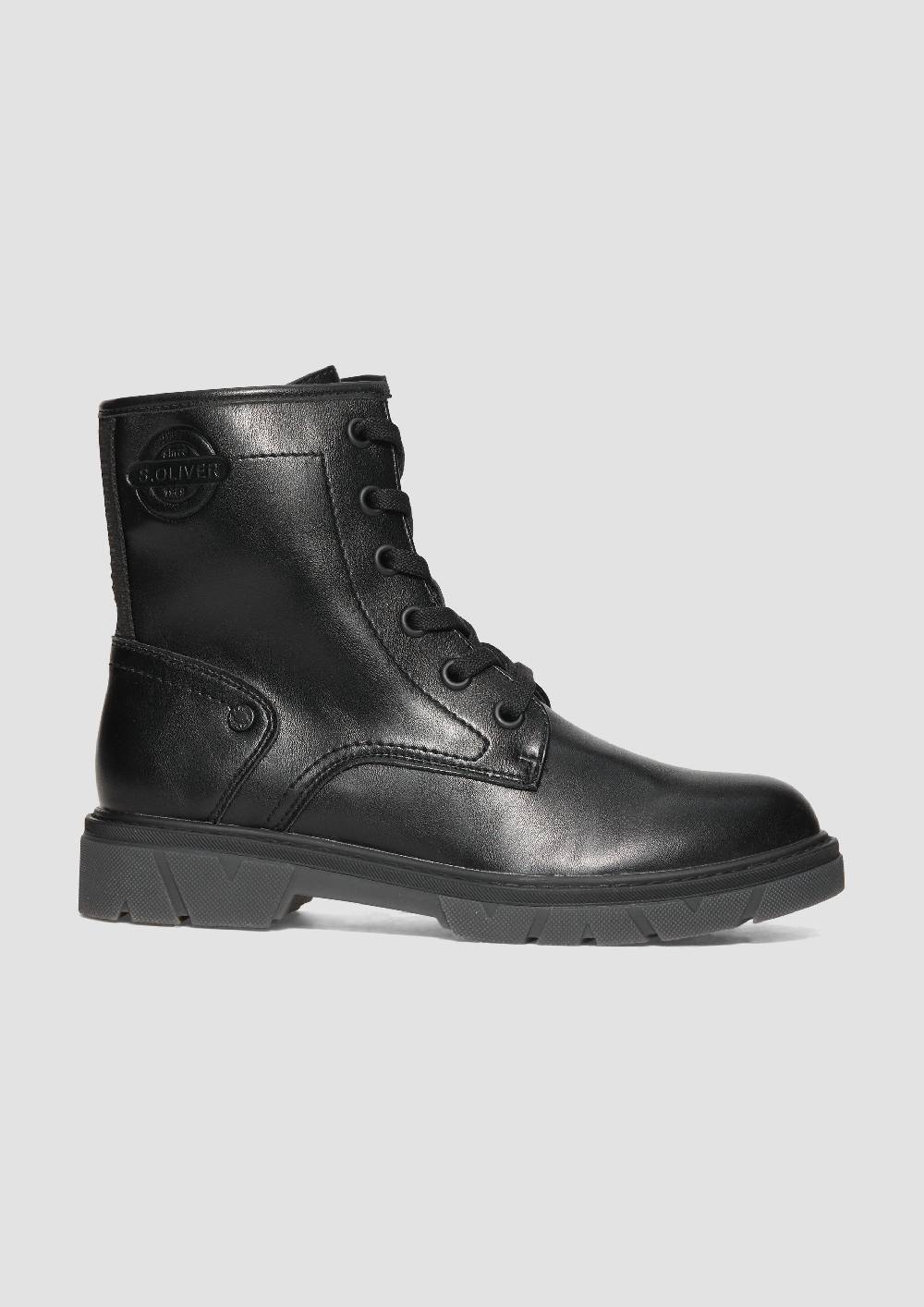 s.Oliver Stiefel mit Schnürung und Reißverschluss Clearance-Verkauf