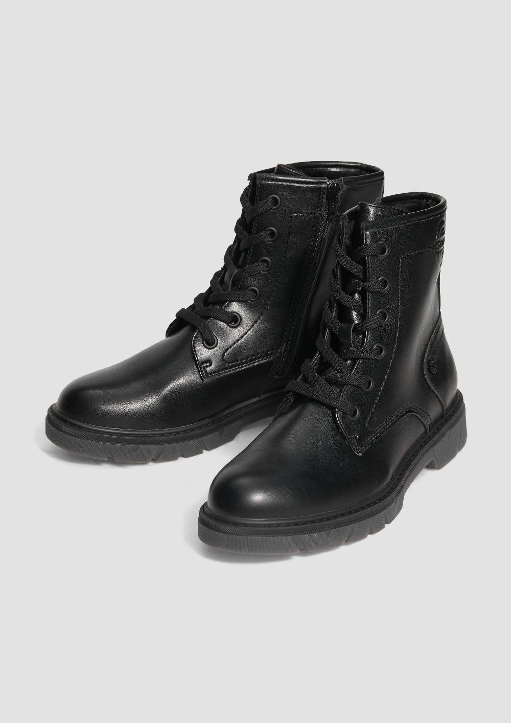 s.Oliver Stiefel mit Schnürung und Reißverschluss Clearance-Verkauf