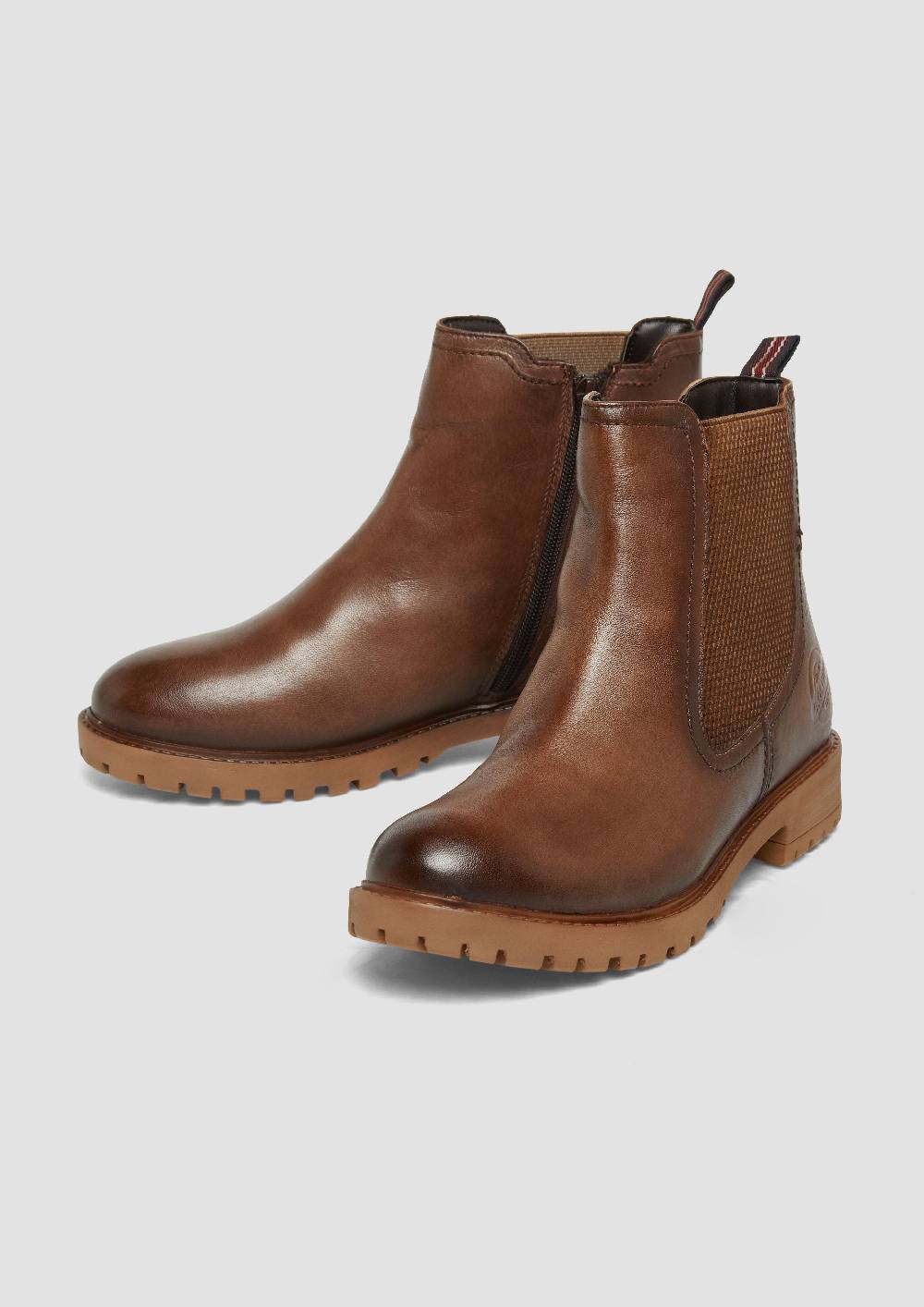 s.Oliver Chelsea Boots aus Schafsleder Fabrikladen