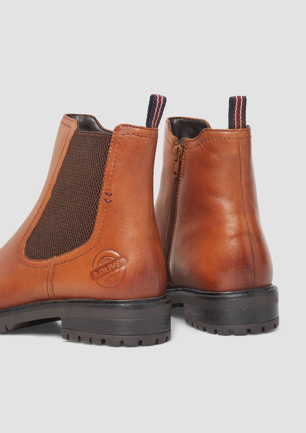 s.Oliver Chelsea Boots aus Schafsleder Begrenzt auf 3 Tage