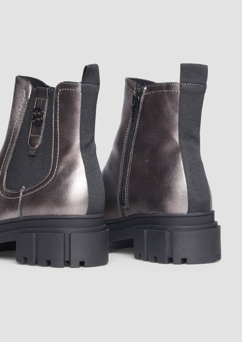 s.Oliver Chelsea Boots mit Logo-Detail Rabatte dieses Monats
