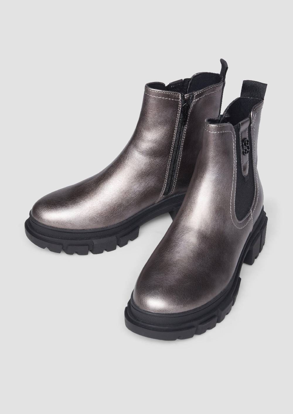 s.Oliver Chelsea Boots mit Logo-Detail Rabatte dieses Monats