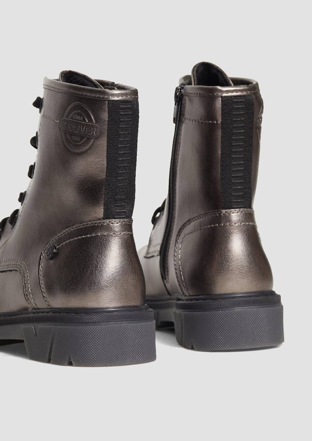s.Oliver Stiefel mit Schnürung und Reißverschluss Verkauf
