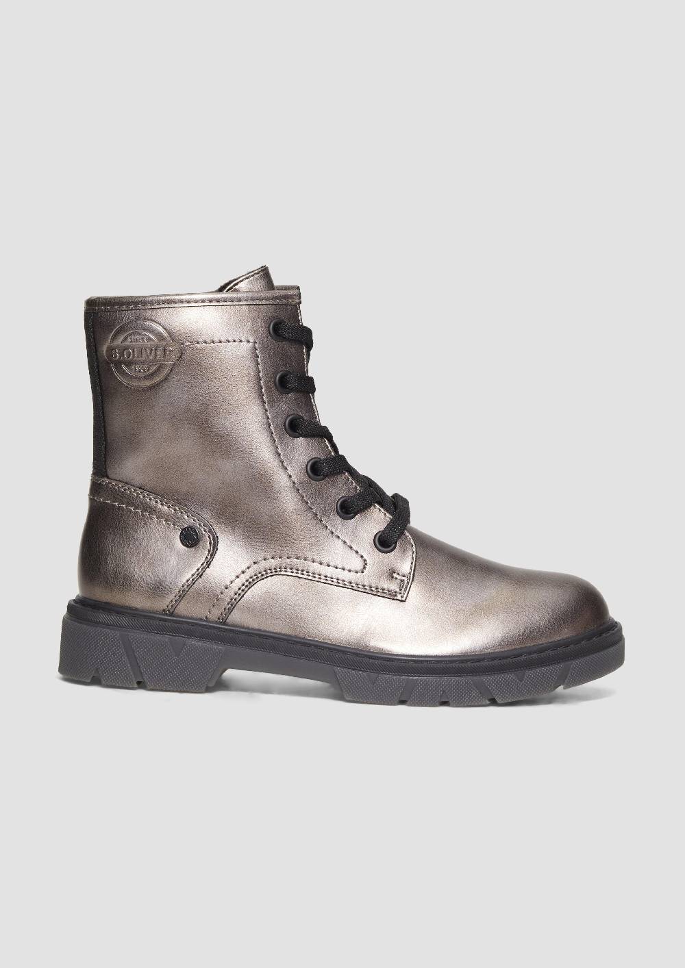 s.Oliver Stiefel mit Schnürung und Reißverschluss Verkauf
