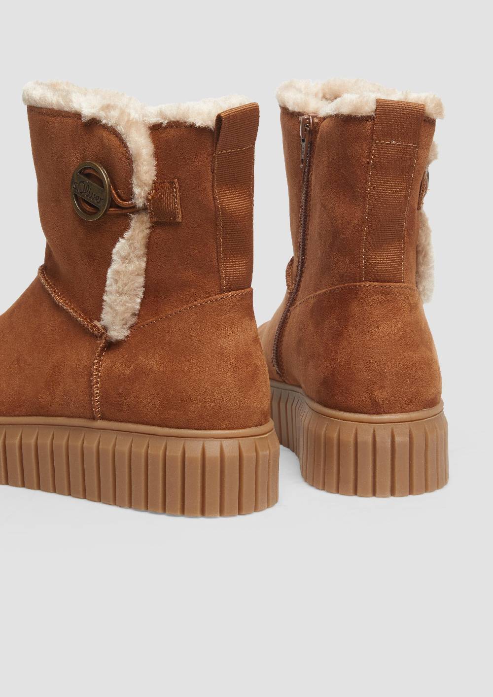 s.Oliver Gefütterte Boots mit Plateausohle Fabrikpreis