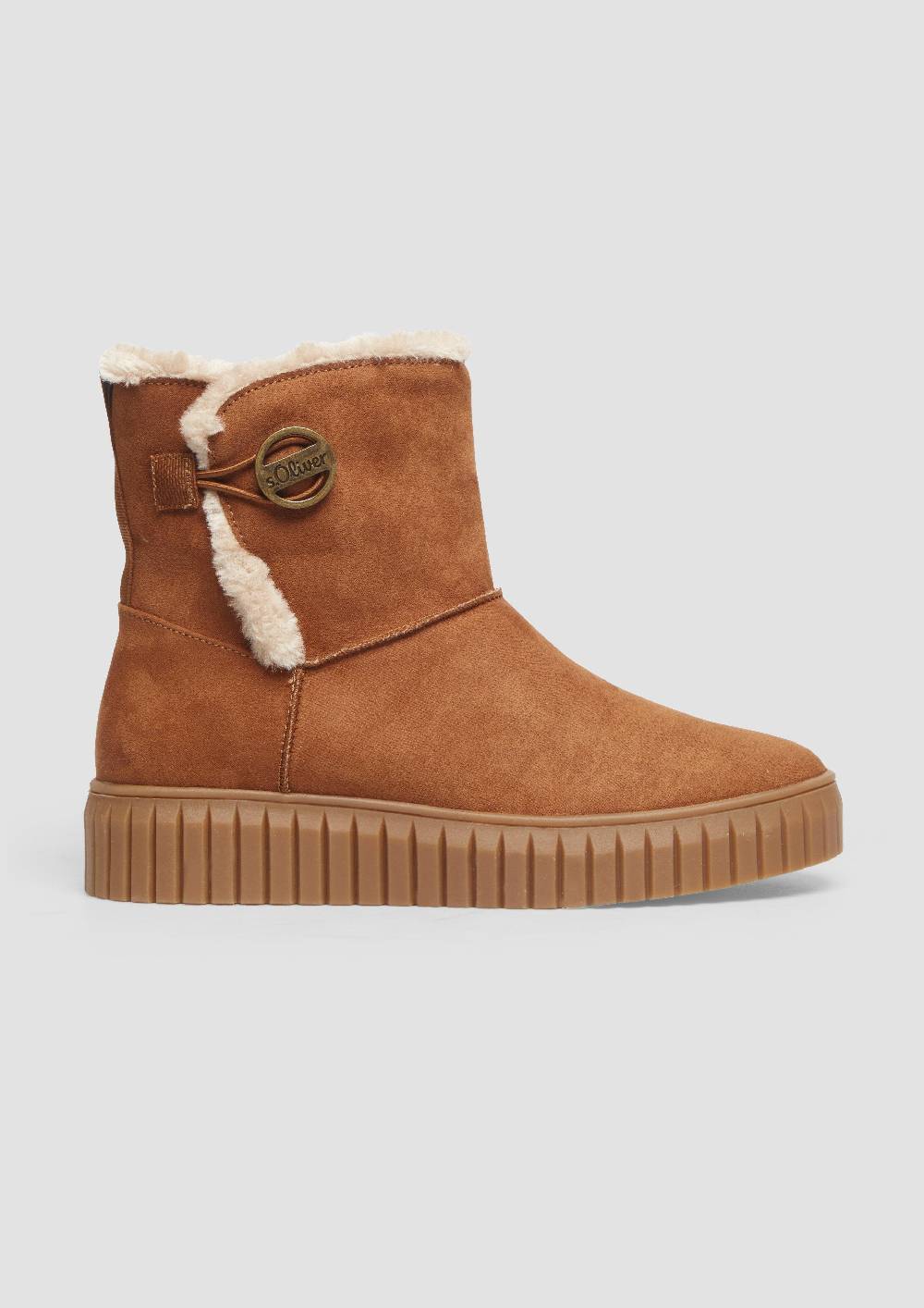 s.Oliver Gefütterte Boots mit Plateausohle Fabrikpreis