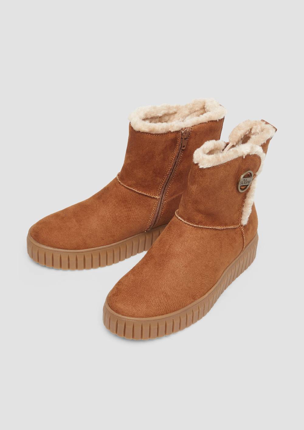 s.Oliver Gefütterte Boots mit Plateausohle Fabrikpreis