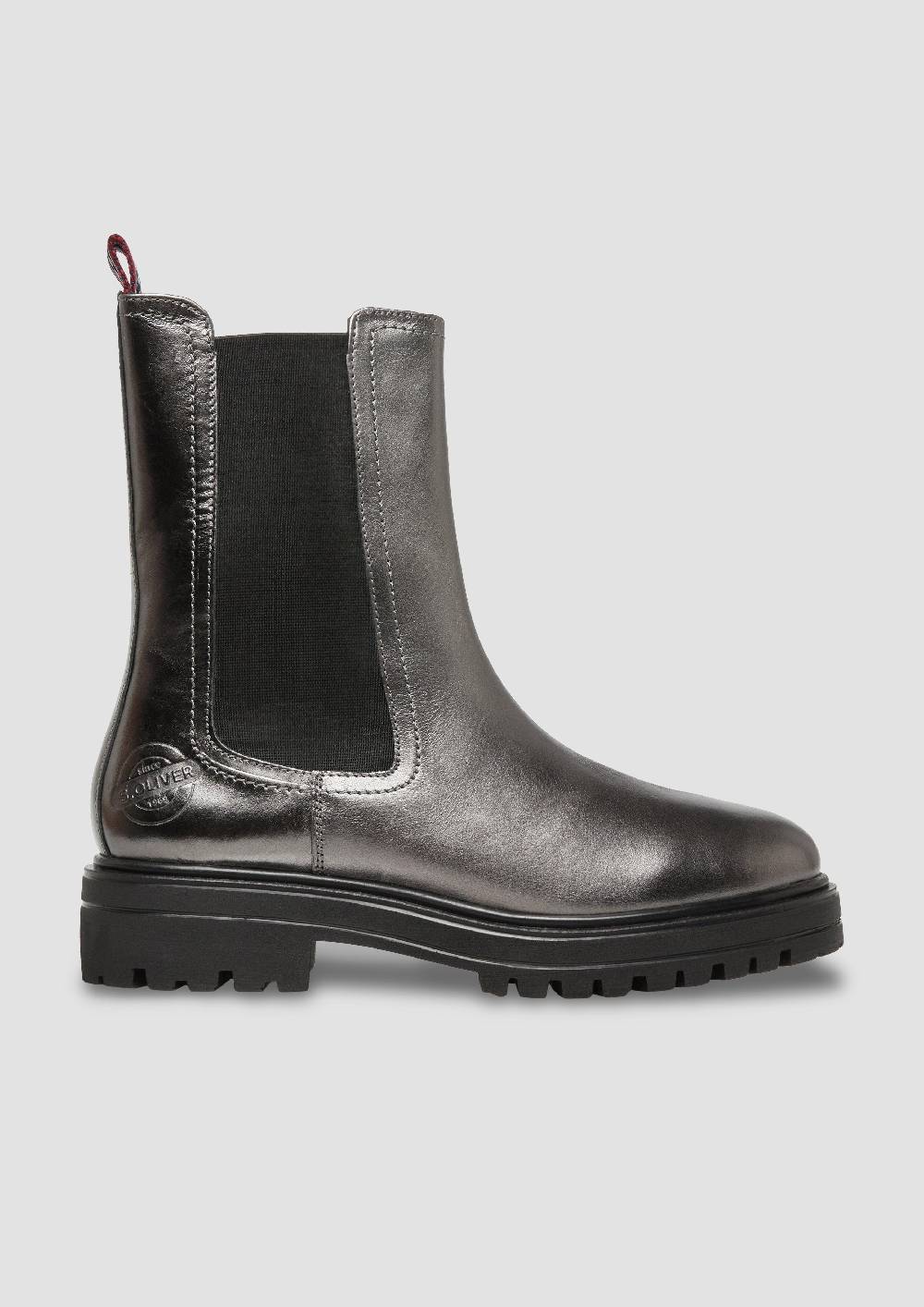 s.Oliver Chelsea Boots aus Glattleder Günstig kaufen