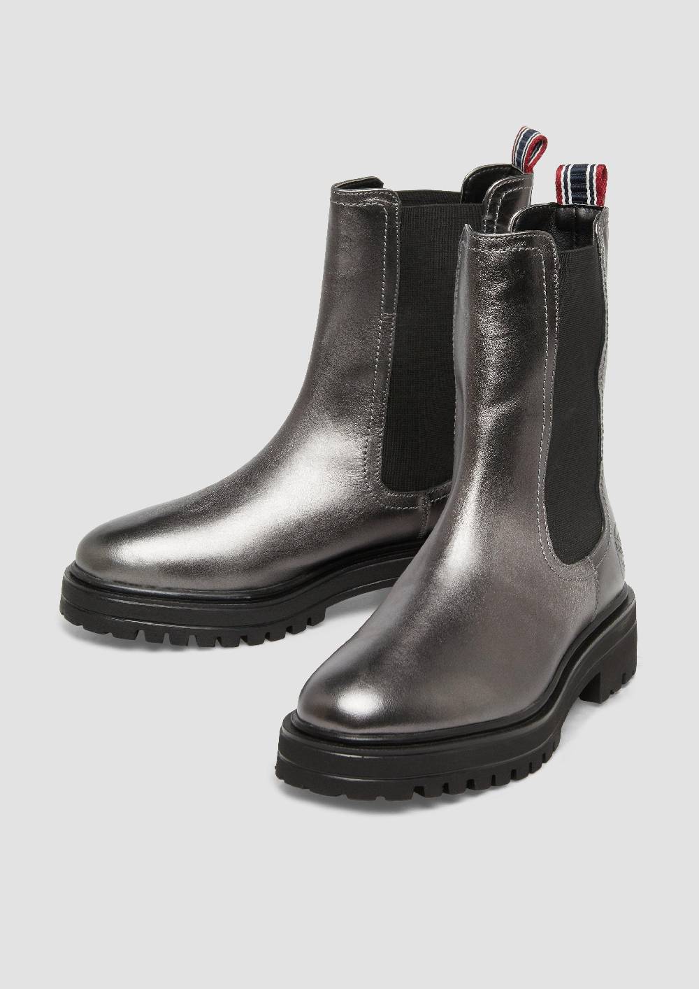 s.Oliver Chelsea Boots aus Glattleder Günstig kaufen