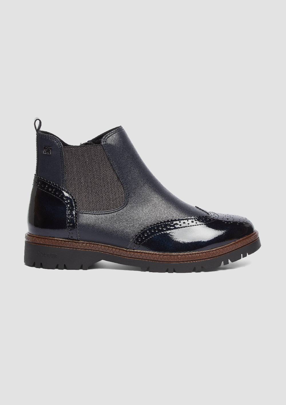 s.Oliver Chelsea Boots in Leder-Optik Cyber Monday