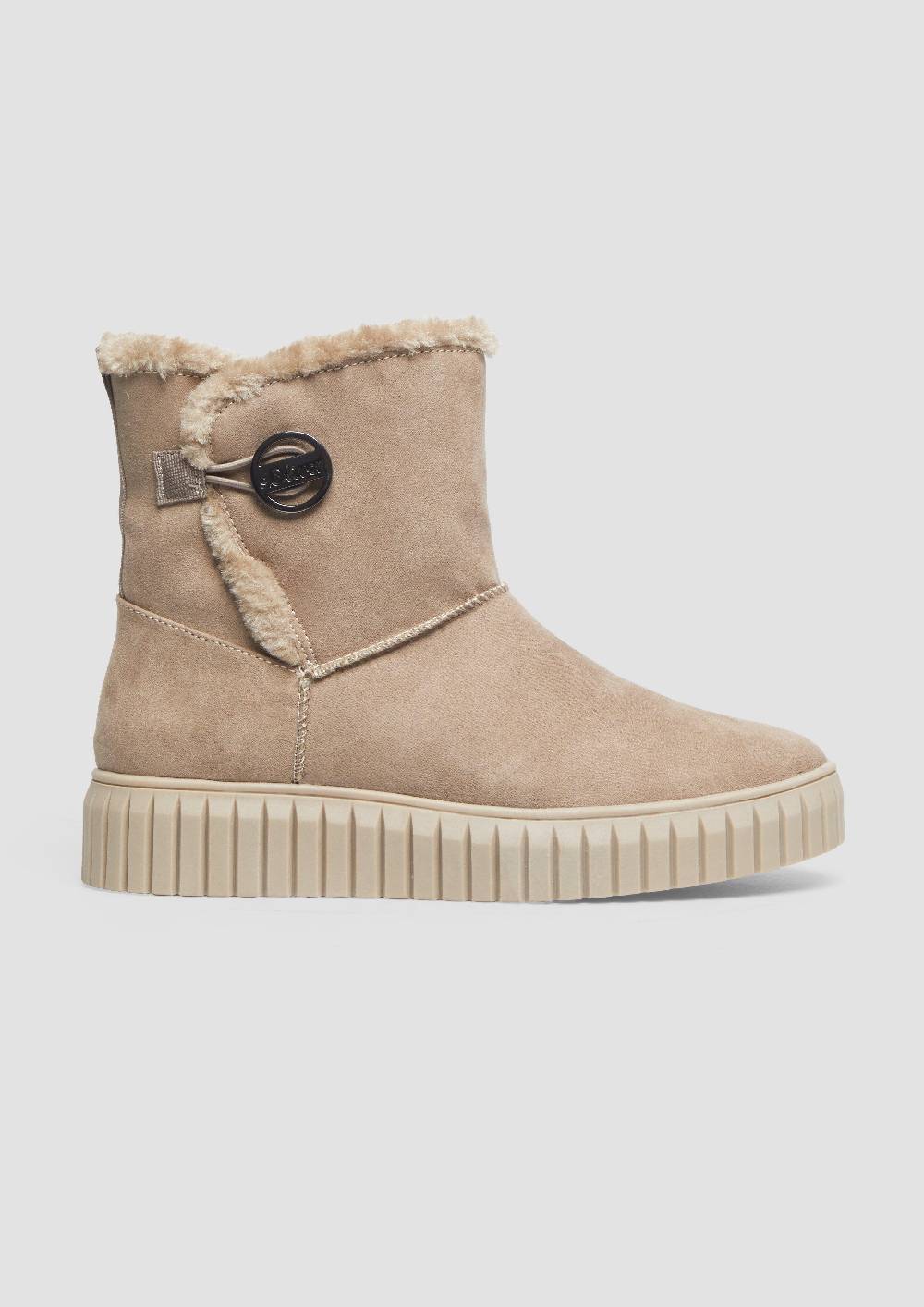 s.Oliver Gefütterte Boots mit Plateausohle Neueste Mode