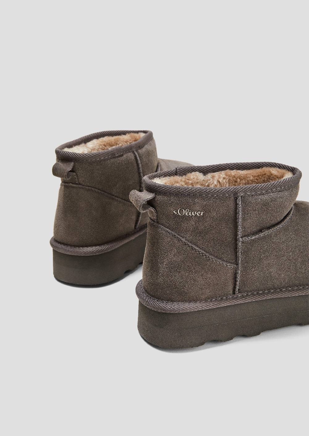 s.Oliver Stiefel mit Teddyplüsch-Futter Exklusive Angebote