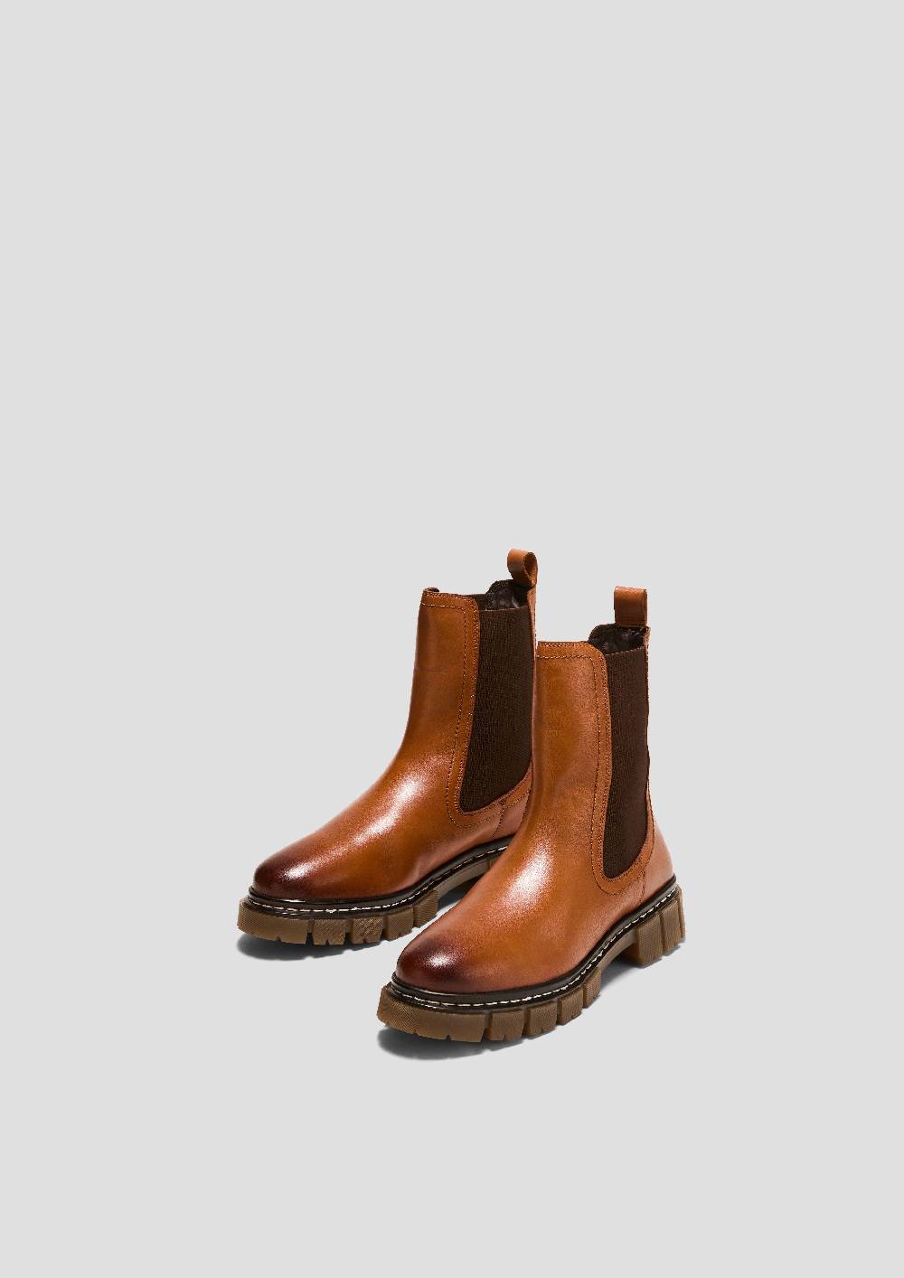s.Oliver Chelsea Boots aus Leder Kauf eins, bekomm eins gratis