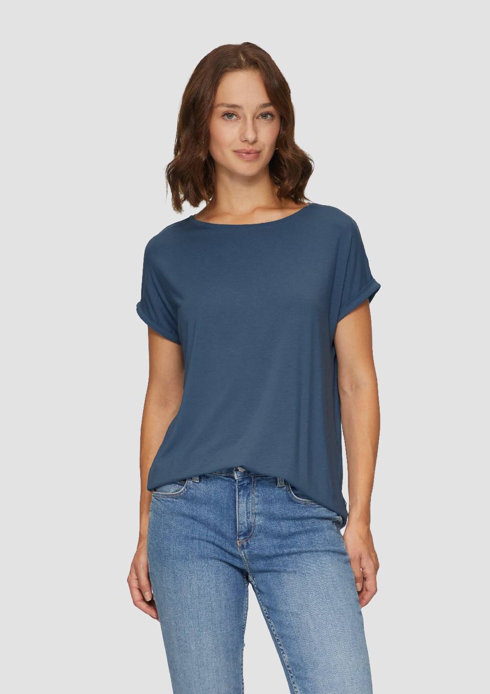 s.Oliver Loose-Fit-Shirt im Lyocellmix Tägliche Deals