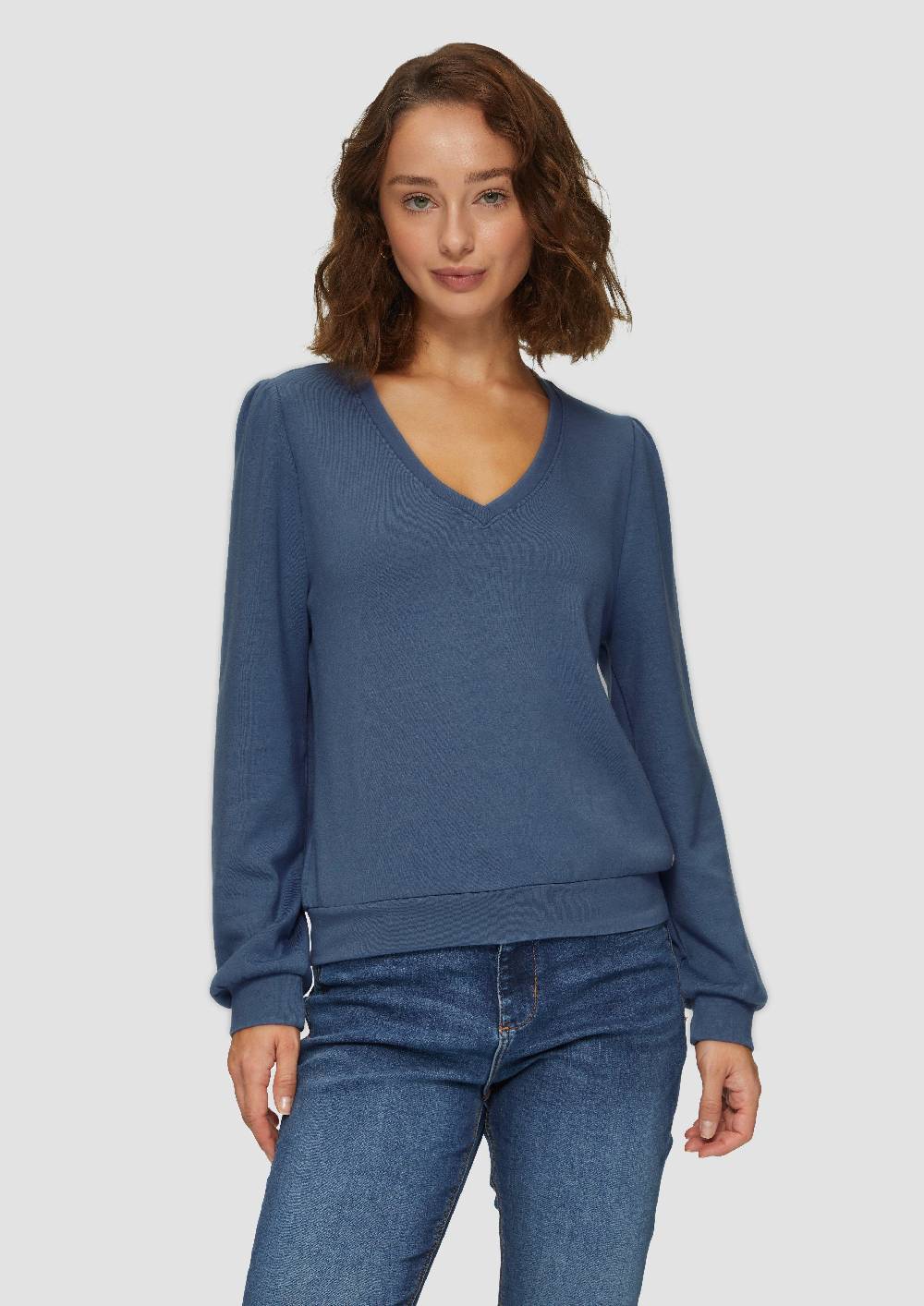 s.Oliver Sweatshirt aus weicher Viskose-Ware Sonderangebote