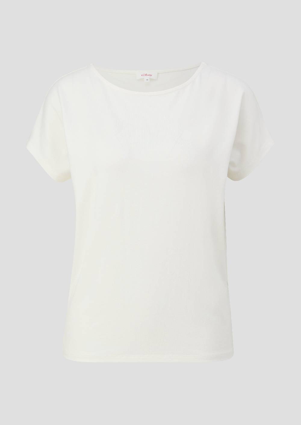 s.Oliver T-Shirt aus Viskosestretch im Relaxed Fit Riesige Ersparnisse