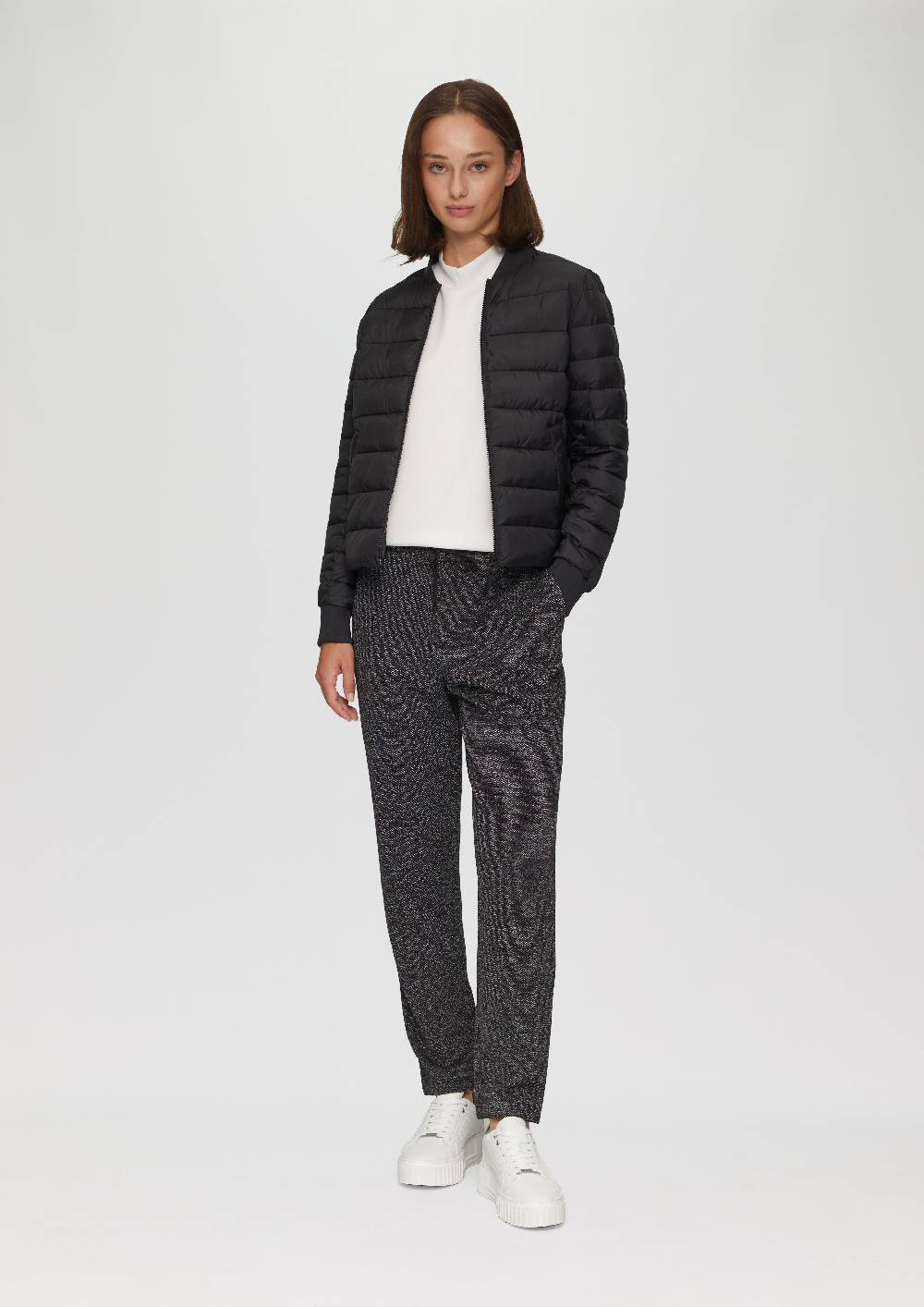 s.Oliver Kurze Steppjacke mit Rippbündchen Super Sparpreis