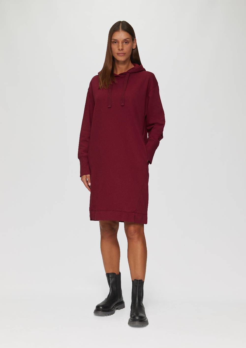 s.Oliver Sweatkleid mit Eingrifftaschen und vorgesetzter Seitennaht Letzte 3 Tage