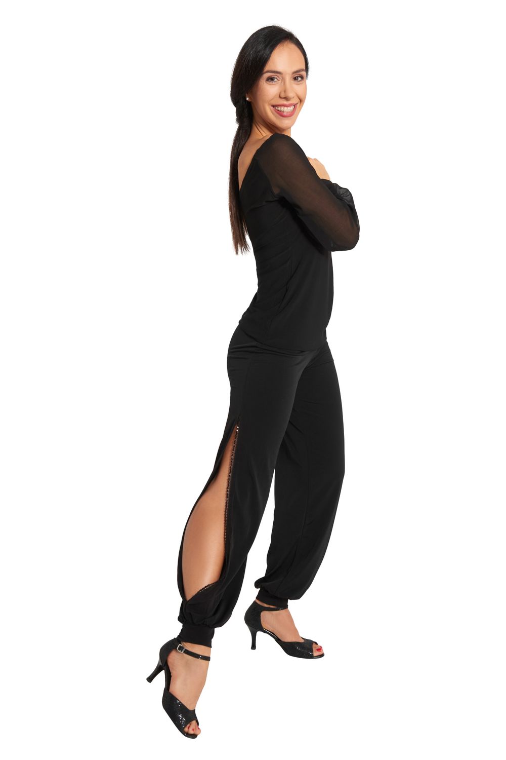 Rumpf Long-Shirt mit Chiffon-Ärmel CANNES RU5514 Osterangebot