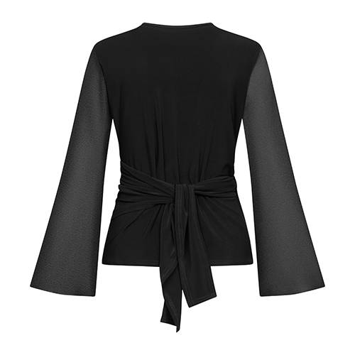 Rumpf SIENA Damen Wickelbluse mit Tüllärmel RU5531 JETZT KAUFEN