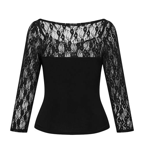 Rumpf PERUGIA Damen Bluse mit Spitze RU5532 Letzter Tag