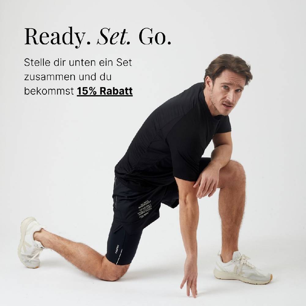 Runamics Kurze Lauftights Herren, schwarz, mit Tasche Fabrik Onlineshop