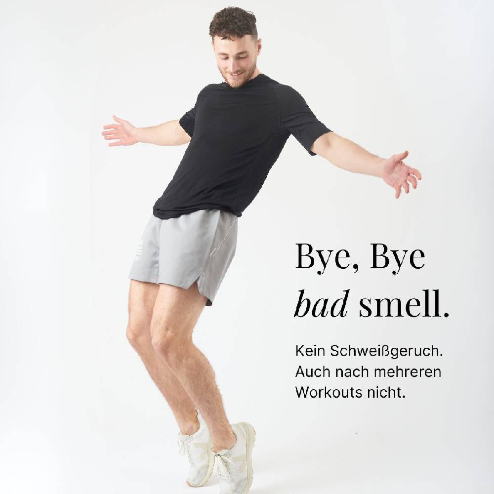 Runamics Superlight Merino Laufshirt Herren, schwarz Sonderangebot