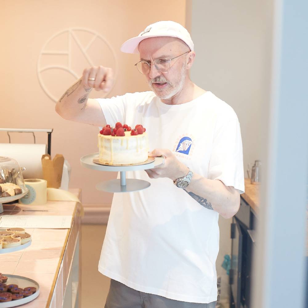 Runamics Cake Break T-Shirt, Biobaumwolle, unisex, weiß Günstig kaufen