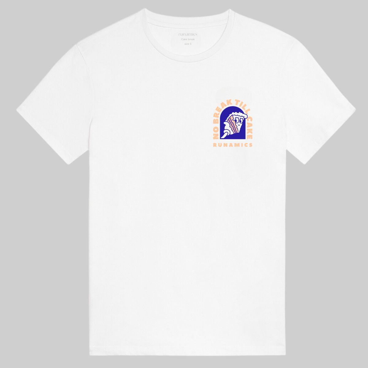 Runamics Cake Break T-Shirt, Biobaumwolle, unisex, weiß Günstig kaufen