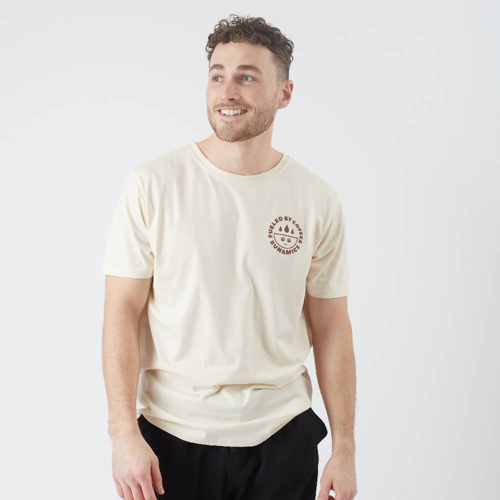 Runamics Never Tired T-Shirt, Biobaumwolle, unisex, undyed Online Shopping
