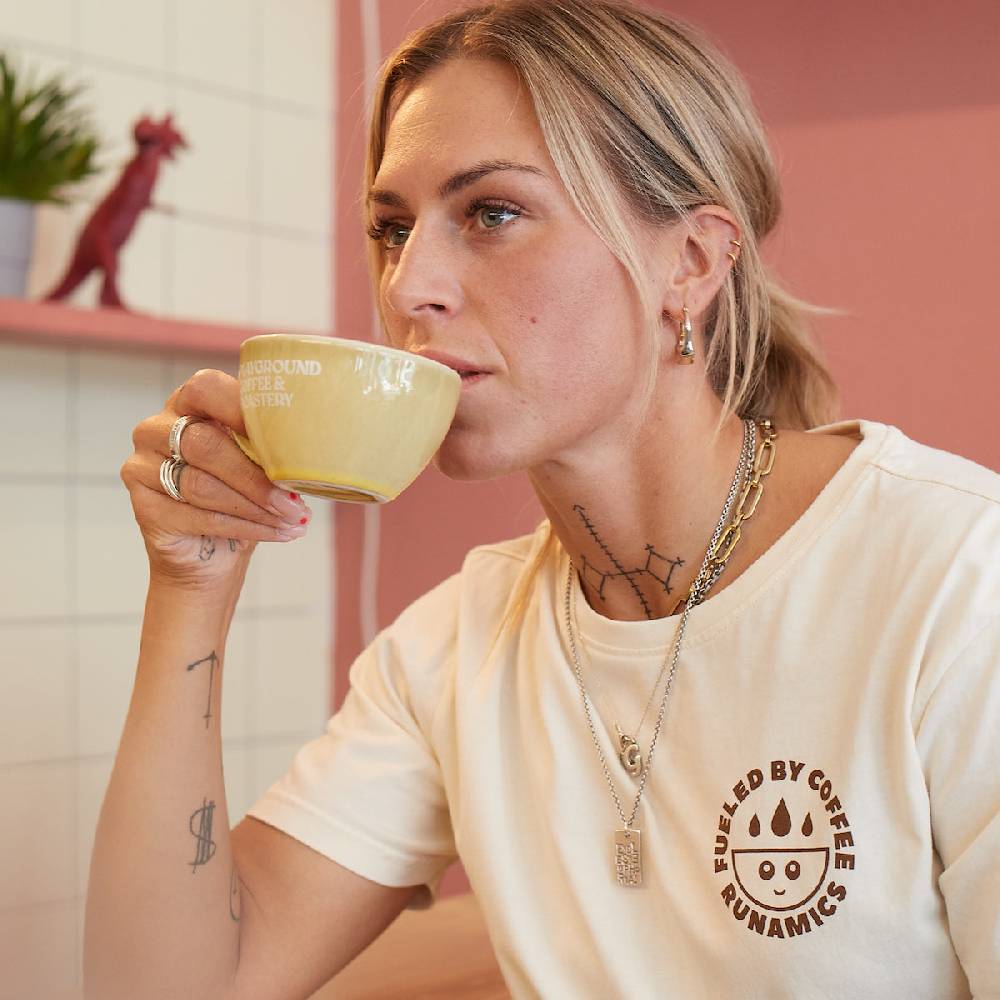 Runamics Never Tired T-Shirt, Biobaumwolle, unisex, undyed Online Shopping