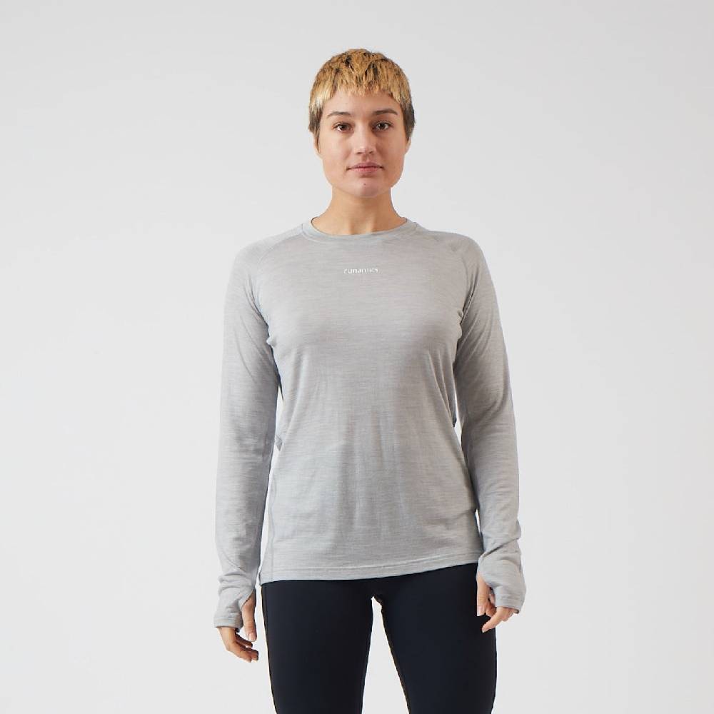 Runamics Merino Running Longsleeve Damen, grau